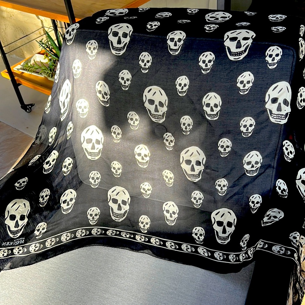 Alexander McQueen silk scarf